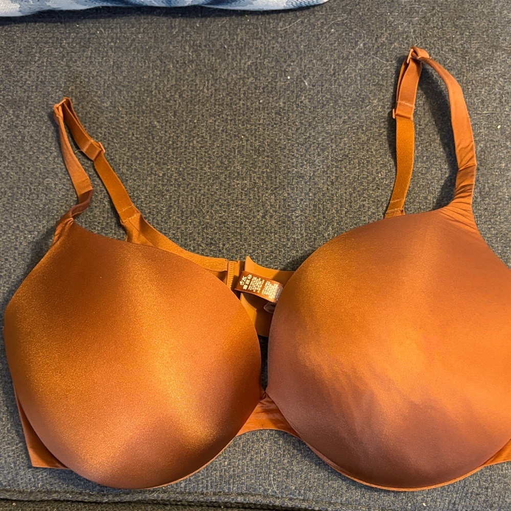 SKIMS  brown Copper Tone Bra like new size 42DD
